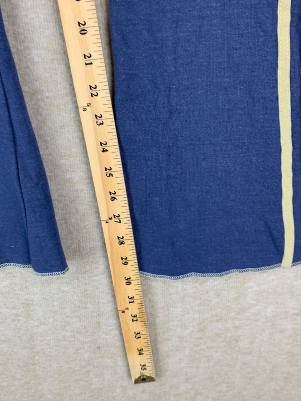 VTG Y2k Mudd Sweatpants L Low Ris Wide Leg Flare Stripe Yoga Mcbling 2000s Track - Picture 6 of 13